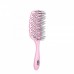 WETBRUSH GO GREEN DETANGLER PINK BIOLOGIŠKAI SUYRANTIS PLAUKŲ ŠEPETYS
